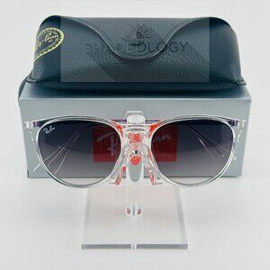 Ray-Ban Women Sunglasses RB4171 Erika Transparent Frame Grey Gradient Lens 54mm